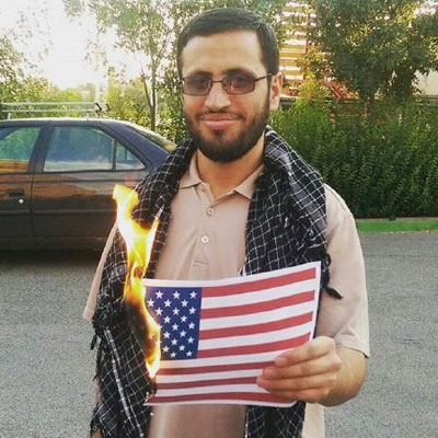 کمپین ایرانی ها علیه پرچم آمریکا +عکس