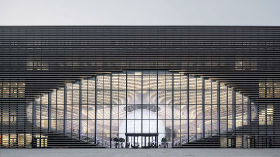 طراحی کتابخانه‌ای حیرت‎انگیز در چین