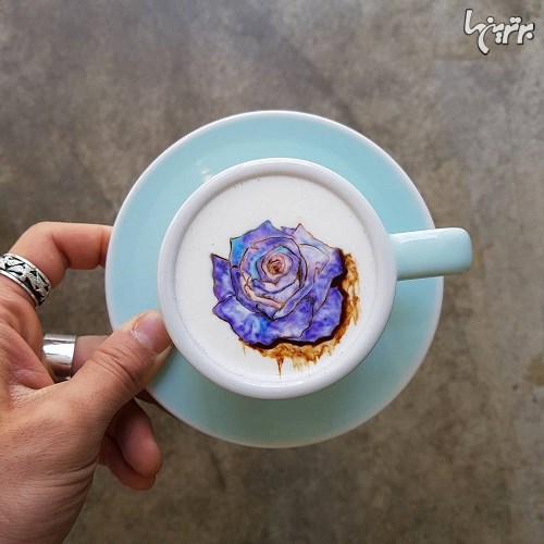 شاهکار باریستای کره ای روی فنجان های قهوه