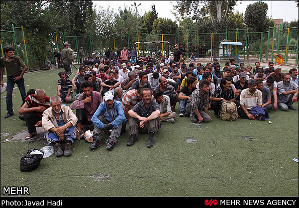 عکس: جمع آوری معتادان در مولوی تهران