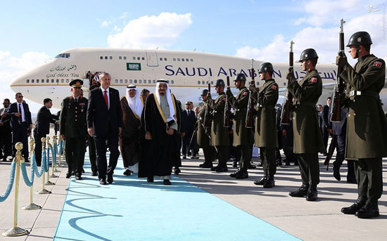 عکس: استقبال اردوغان از پادشاه عربستان