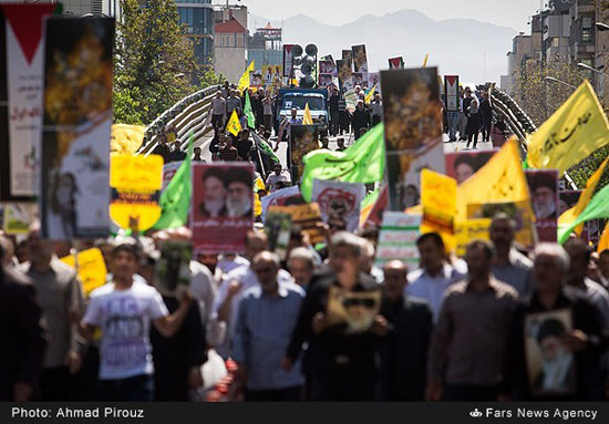 عکس: مراسم راهپیمایی روز قدس (1)