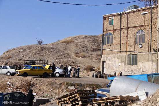 حاشیه نشینی در نظر آباد کرج +عکس