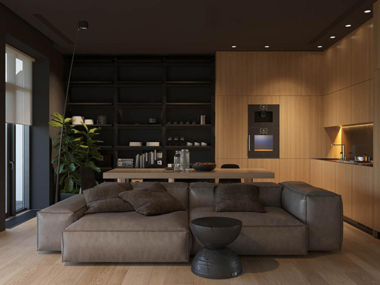 3 مدل دکوراسیون داخلی منزل با طراحی چوبی