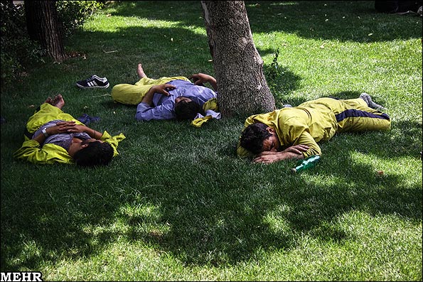 عکس ؛ گرمای هوا در تهران