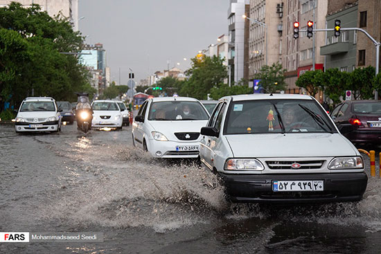 حال و هوای تهران بعد از باران بهاری