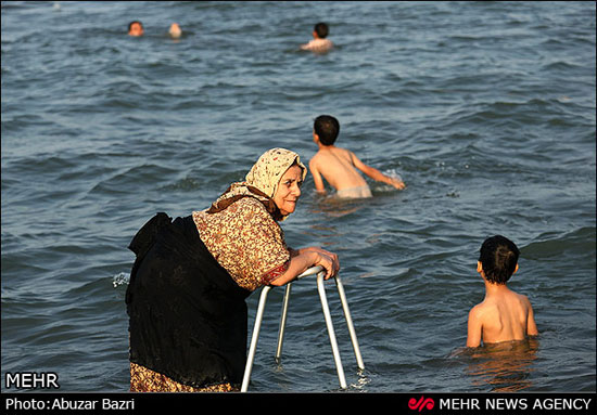 عکس: ایرانی ها در سواحل گیلان