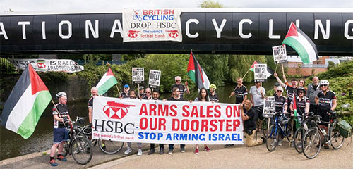 اقدام جالب دوچرخه‌سواران فلسطینی علیه اسرائیل