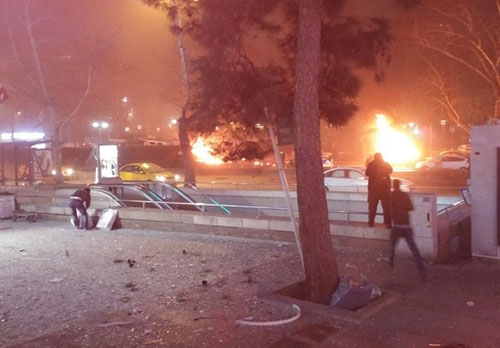 انفجار مهیب پایتخت ترکیه را لرزاند +عکس