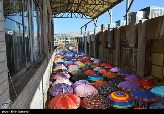عکس: کوچه چتری؛ این بار در شیراز