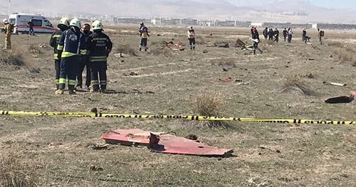 سقوط هواپیمای نظامی ترکیه