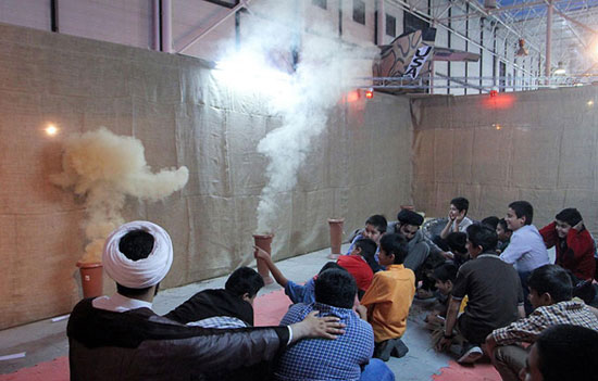 عکس: شهربازیِ جنگ با دشمن در مشهد