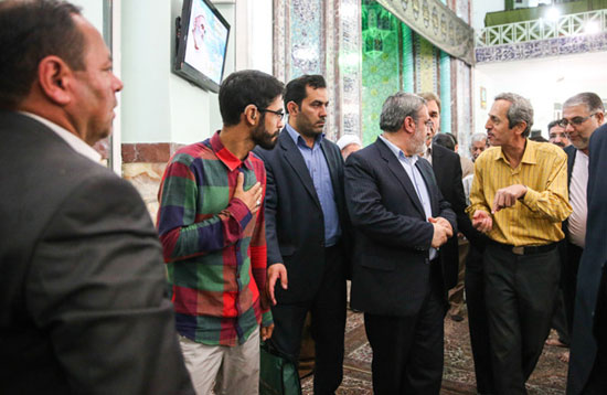 وزیر کشور در محله احمدی‌ نژاد +عکس