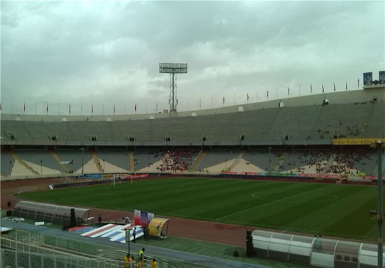 عکس: فضای ورزشگاه آزادی در آستانه دربی