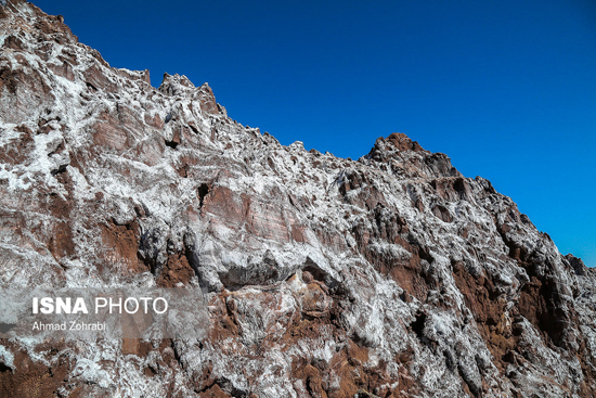 تصاویری از کوه نمک در قم