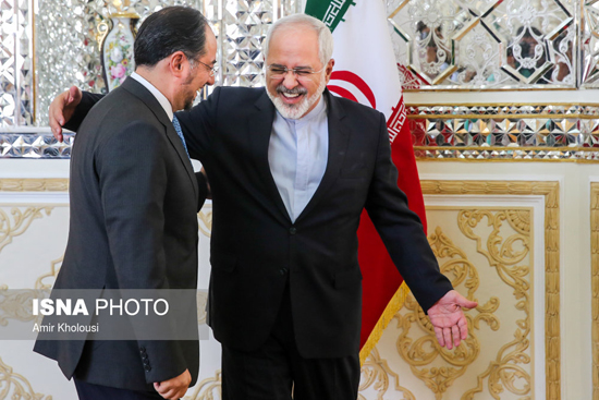 دیدار ظریف با وزیر خارجه افغانستان