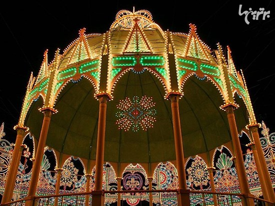 جشنواره نور و روشنایی در کوبه
