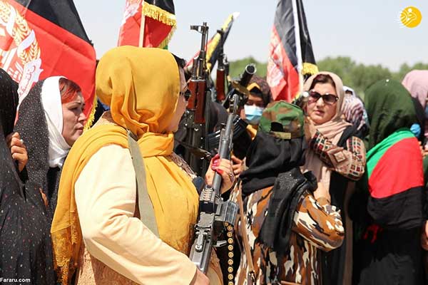 تصاویر؛ زنان افغان مسلح شدند
