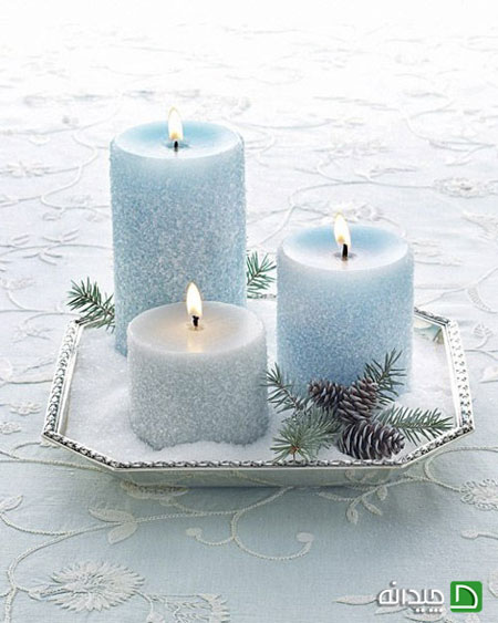 شمع های رمانتیک را اینطوری درست کنید