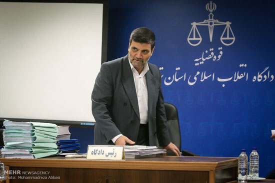 عکس: بابک زنجانی در دادگاه انقلاب
