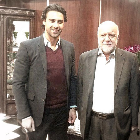 عکس: دیدار فرهاد مجیدی با وزیر نفت