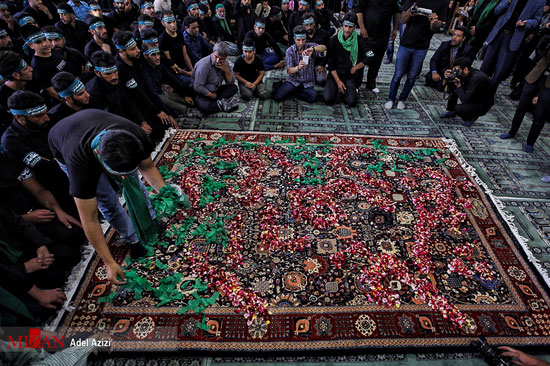مراسم سنتی مذهبی قالیشویان در مشهد اردهال