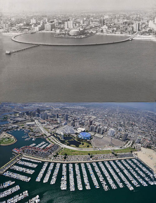 عکس‌هایی جالب از پیشرفت شهرهای بزرگ