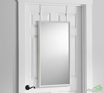 ایده‎هایی برای تزیین درب کمد با آینه‌های زیبا