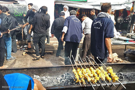 ارائه خدمات به زائران اربعین حسینی در مرز چذابه