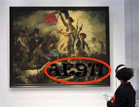 تابلو نماد انقلاب فرانسه تخریب شد +عکس