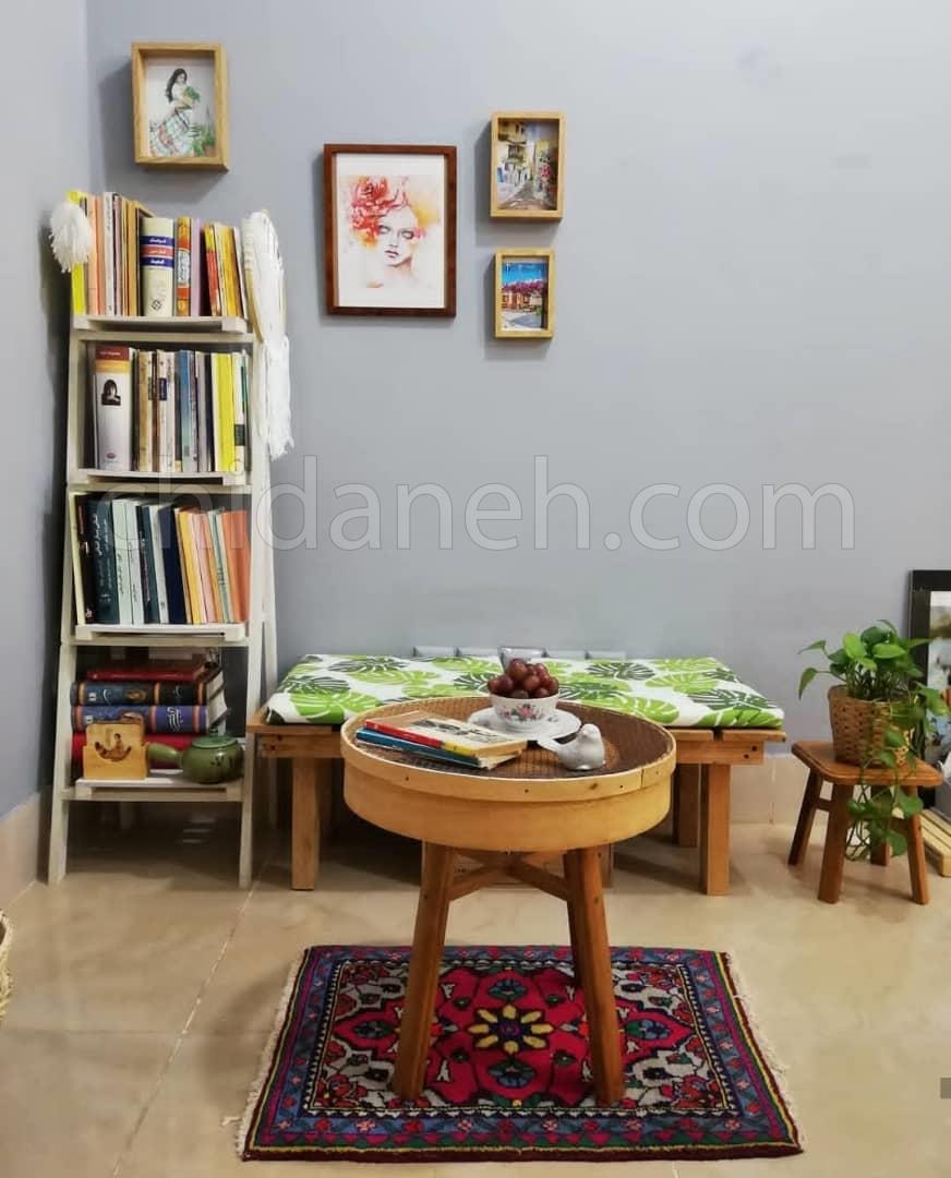 دکوراسیون ساده و گرم خانه‌ی فاطمه و محسن در آبادان
