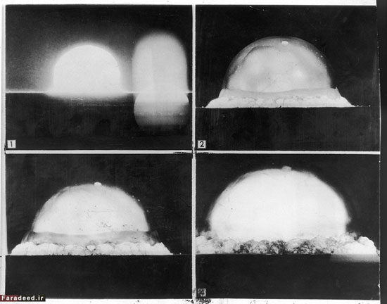 آزمایش موفق اولین بمب اتم جهان