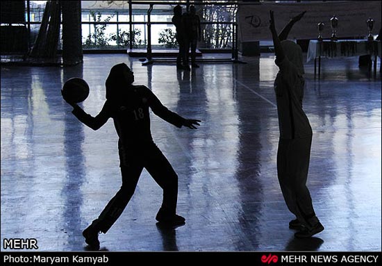 مسابقات بسکتبال زنان - تهران +عکس