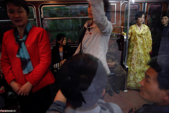 عکس: در متروی پیونگ‌ یانگ چه خبره؟