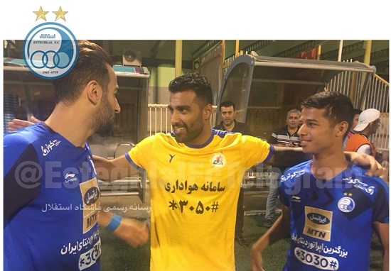 خوش و بش میداودی با استقلالی‌ها