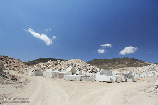 عکس: معدن سنگ گرانیت نهبندان