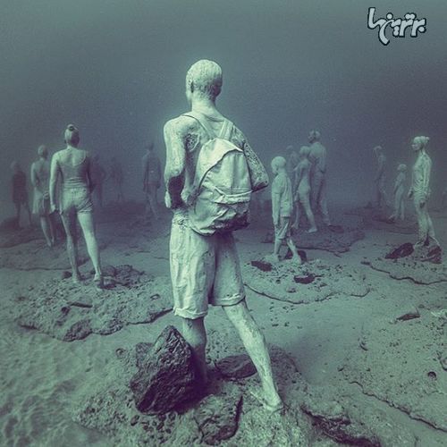 مجسمه های تامل برانگیز زیر آب +عکس