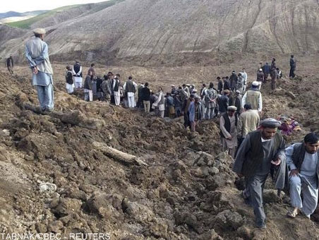 دفن یک روستا در افغانستان +عکس