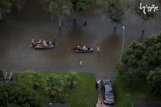 تصاویر هوایی از حال‌ و‌ روز تگزاس پس از توفان
