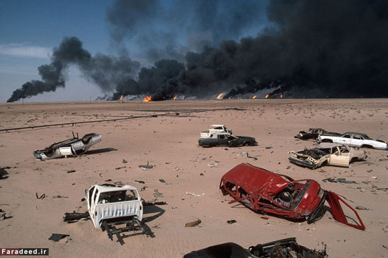 شکست صدام در حمله به کویت +عکس